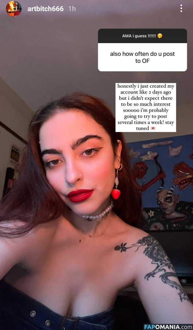 artbitch666 / huhlaynuh Desnudo OnlyFans  Foto filtrada #2