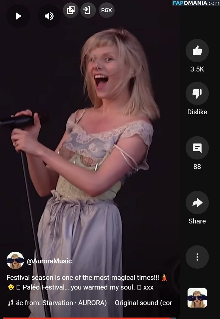 Aurora Aksnes / auroramusic / singer Desnudo OnlyFans  Foto filtrada #202