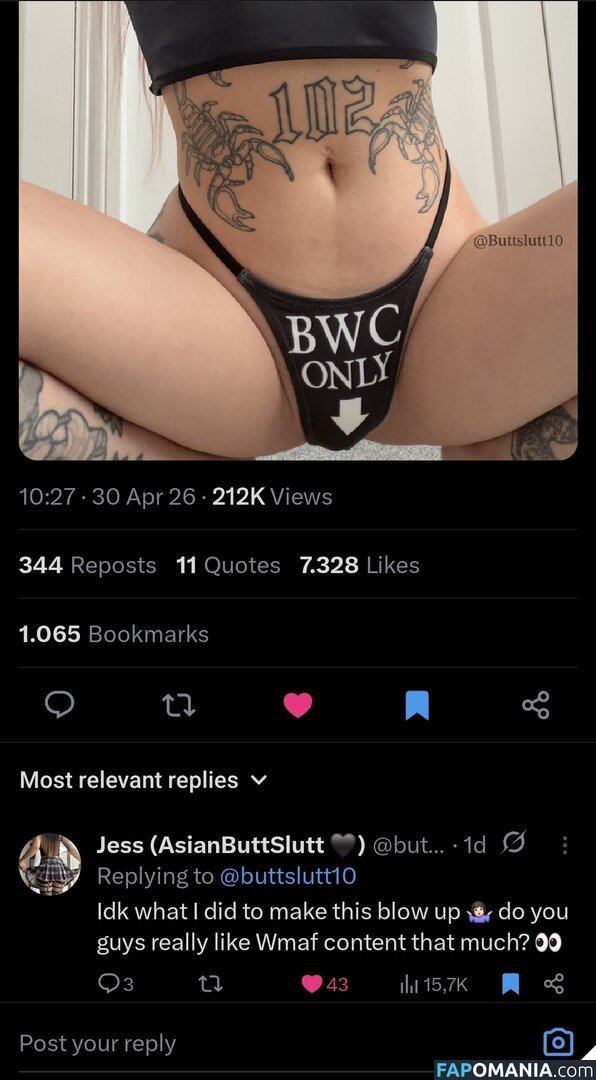 butt_slut / butt_slutt / buttslutt10 Desnudo OnlyFans  Foto filtrada #1