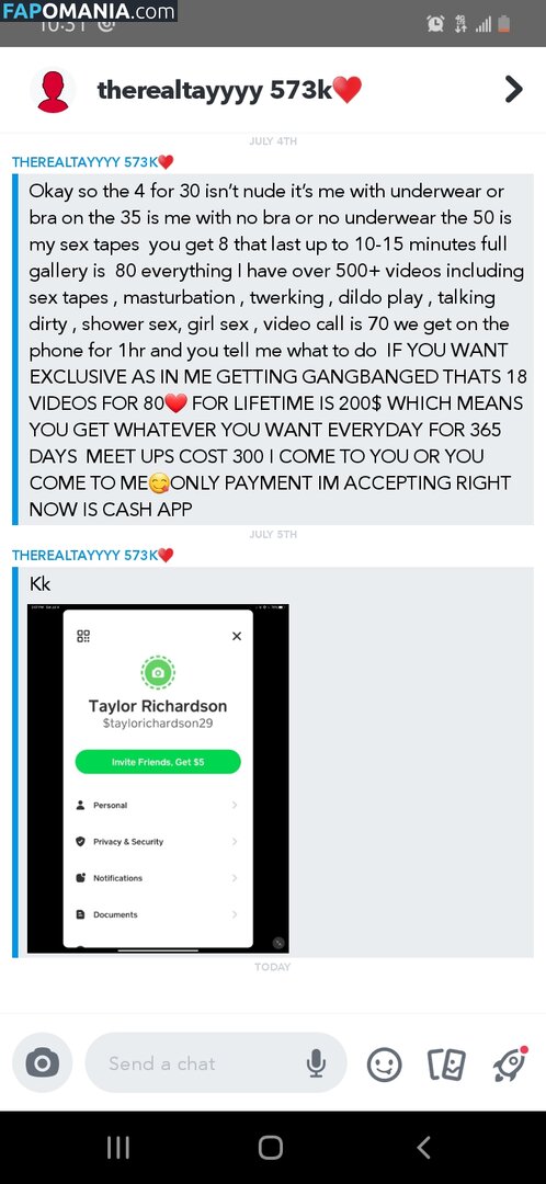 Akaficialtayyyy_ / Playwithtayyy / tayler_lauren2 / tayyy_moneyy Desnudo OnlyFans  Foto filtrada #177